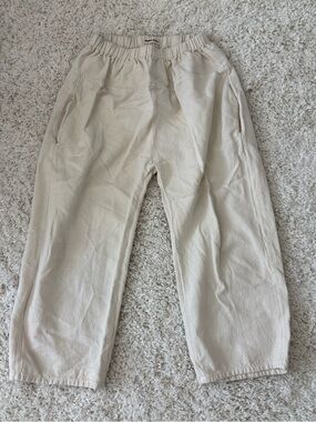 Rudy Jude Cream Barrel Jeans Pants